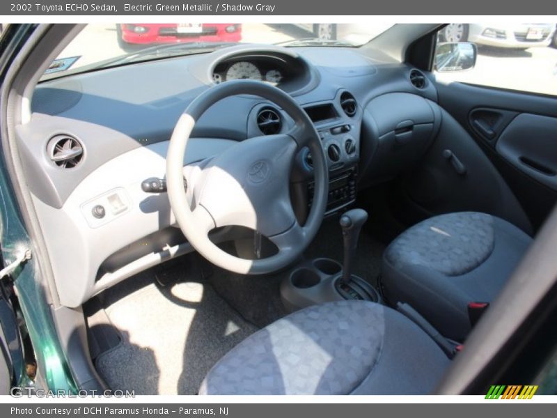 Electric Green Metallic / Shadow Gray 2002 Toyota ECHO Sedan