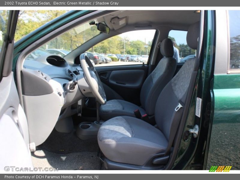 Electric Green Metallic / Shadow Gray 2002 Toyota ECHO Sedan