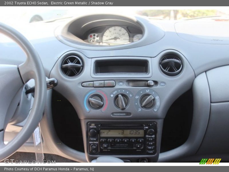Electric Green Metallic / Shadow Gray 2002 Toyota ECHO Sedan