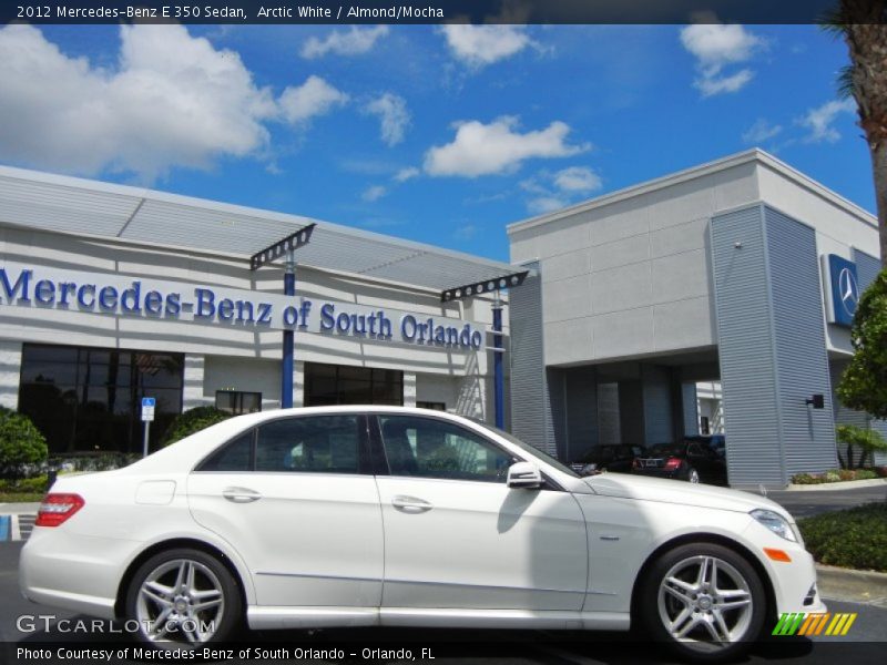 Arctic White / Almond/Mocha 2012 Mercedes-Benz E 350 Sedan