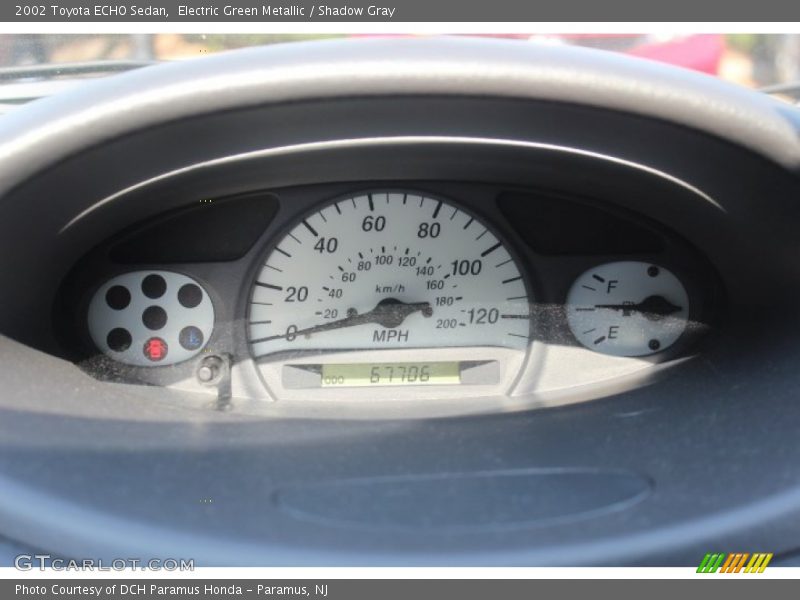 Electric Green Metallic / Shadow Gray 2002 Toyota ECHO Sedan