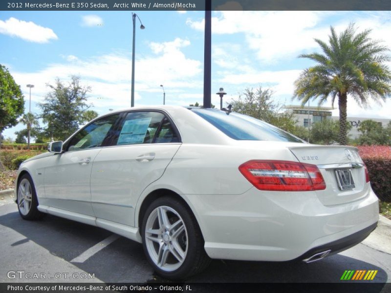 Arctic White / Almond/Mocha 2012 Mercedes-Benz E 350 Sedan