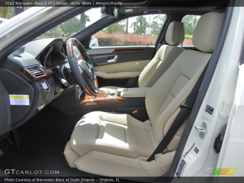 Arctic White / Almond/Mocha 2012 Mercedes-Benz E 350 Sedan