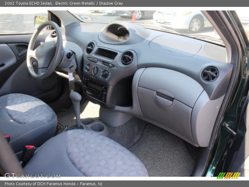 Electric Green Metallic / Shadow Gray 2002 Toyota ECHO Sedan