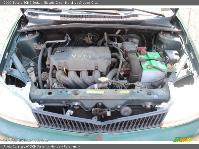 Electric Green Metallic / Shadow Gray 2002 Toyota ECHO Sedan
