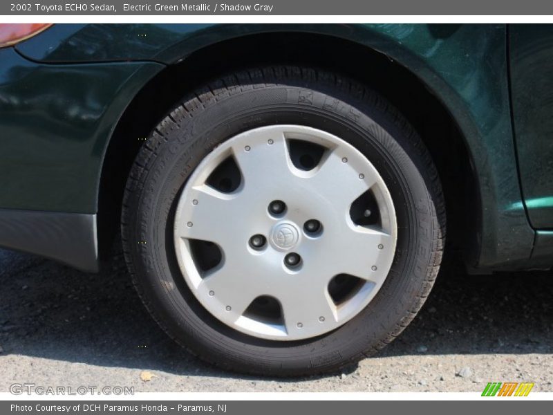 Electric Green Metallic / Shadow Gray 2002 Toyota ECHO Sedan