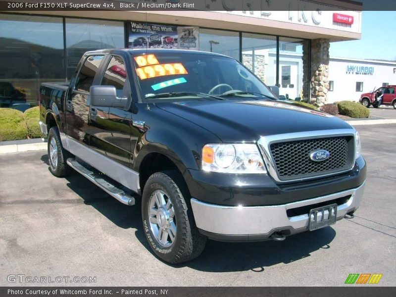 Black / Medium/Dark Flint 2006 Ford F150 XLT SuperCrew 4x4