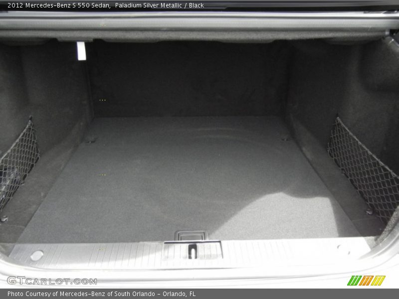  2012 S 550 Sedan Trunk