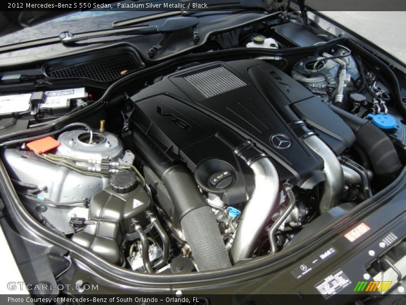  2012 S 550 Sedan Engine - 4.6 Liter DI Twin-Turbocharged DOHC 32-Valve VVT V8