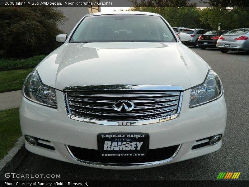 Moonlight White / Graphite 2008 Infiniti M 35x AWD Sedan