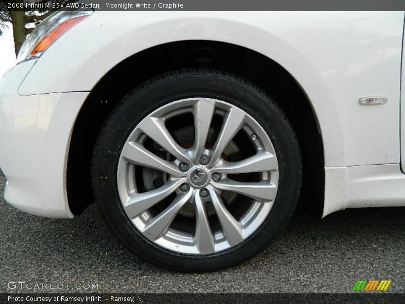 Moonlight White / Graphite 2008 Infiniti M 35x AWD Sedan