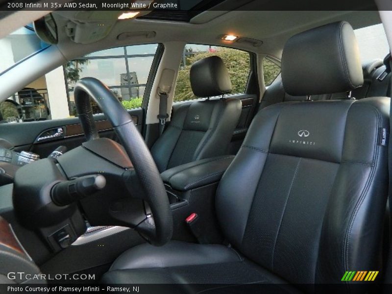 Moonlight White / Graphite 2008 Infiniti M 35x AWD Sedan
