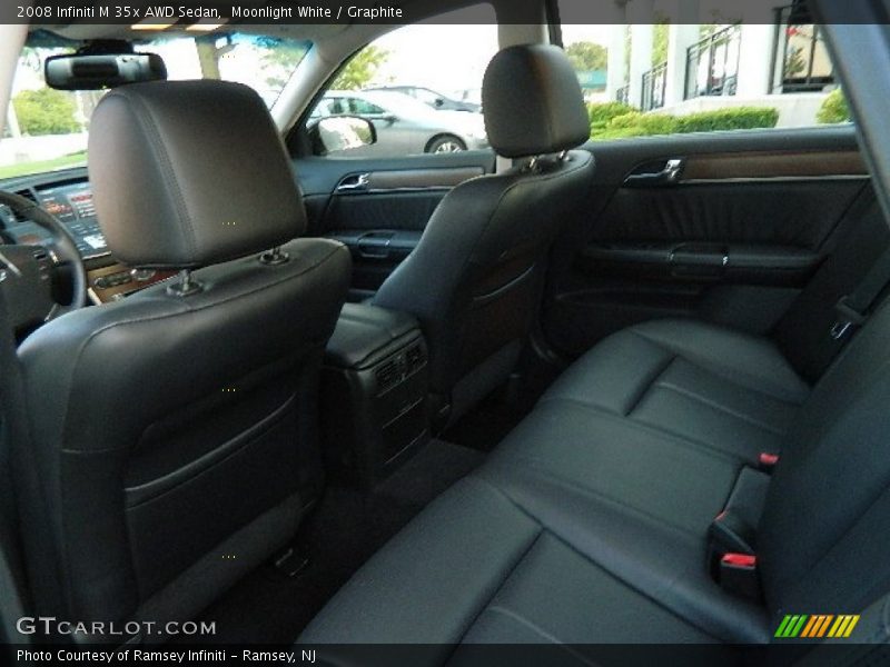 Moonlight White / Graphite 2008 Infiniti M 35x AWD Sedan