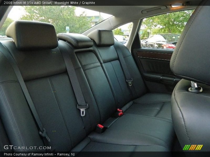 Moonlight White / Graphite 2008 Infiniti M 35x AWD Sedan