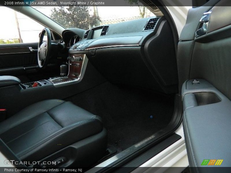 Moonlight White / Graphite 2008 Infiniti M 35x AWD Sedan