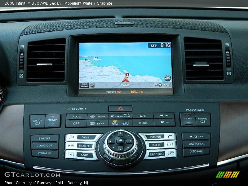 Moonlight White / Graphite 2008 Infiniti M 35x AWD Sedan