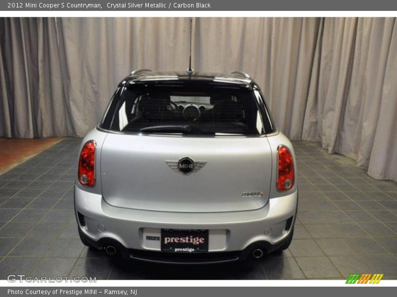 Crystal Silver Metallic / Carbon Black 2012 Mini Cooper S Countryman