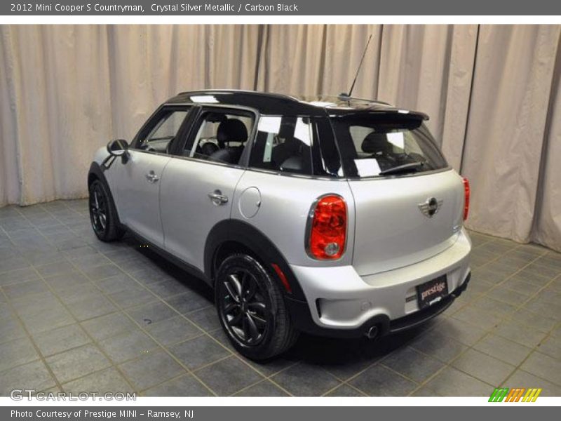 Crystal Silver Metallic / Carbon Black 2012 Mini Cooper S Countryman