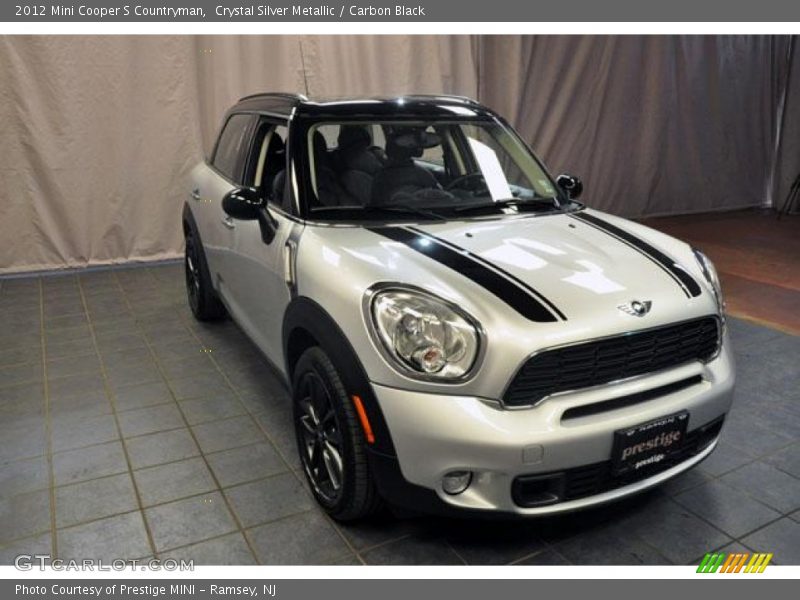 Crystal Silver Metallic / Carbon Black 2012 Mini Cooper S Countryman