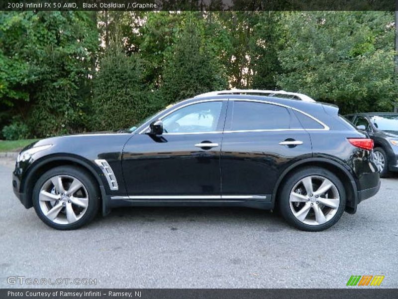 Black Obsidian / Graphite 2009 Infiniti FX 50 AWD