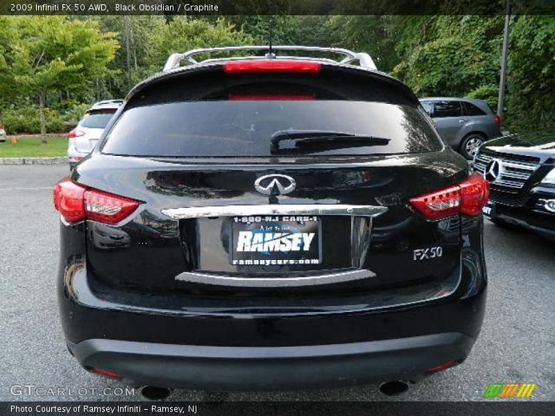 Black Obsidian / Graphite 2009 Infiniti FX 50 AWD