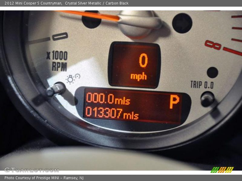 Crystal Silver Metallic / Carbon Black 2012 Mini Cooper S Countryman