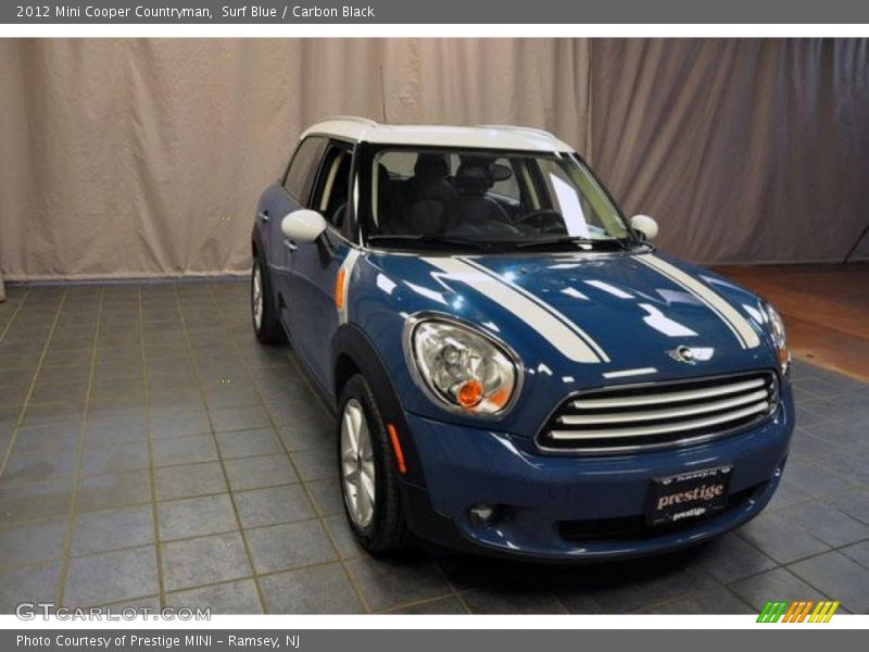 Surf Blue / Carbon Black 2012 Mini Cooper Countryman