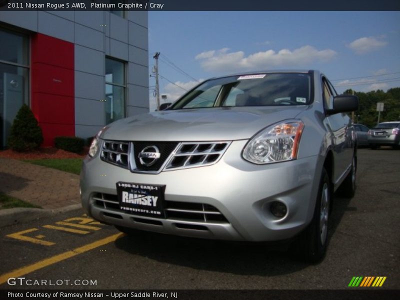 Platinum Graphite / Gray 2011 Nissan Rogue S AWD