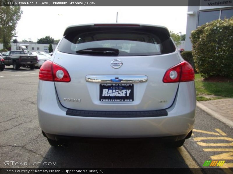 Platinum Graphite / Gray 2011 Nissan Rogue S AWD