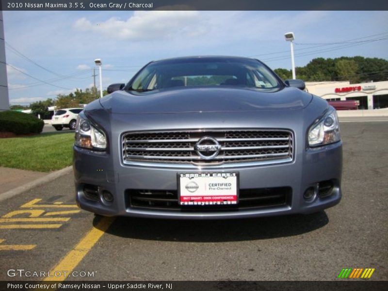 Ocean Gray / Charcoal 2010 Nissan Maxima 3.5 S
