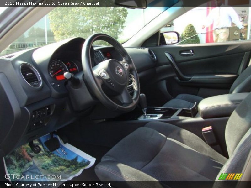 Ocean Gray / Charcoal 2010 Nissan Maxima 3.5 S