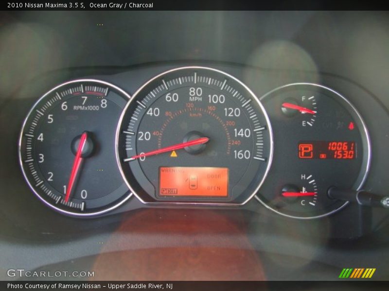 Ocean Gray / Charcoal 2010 Nissan Maxima 3.5 S