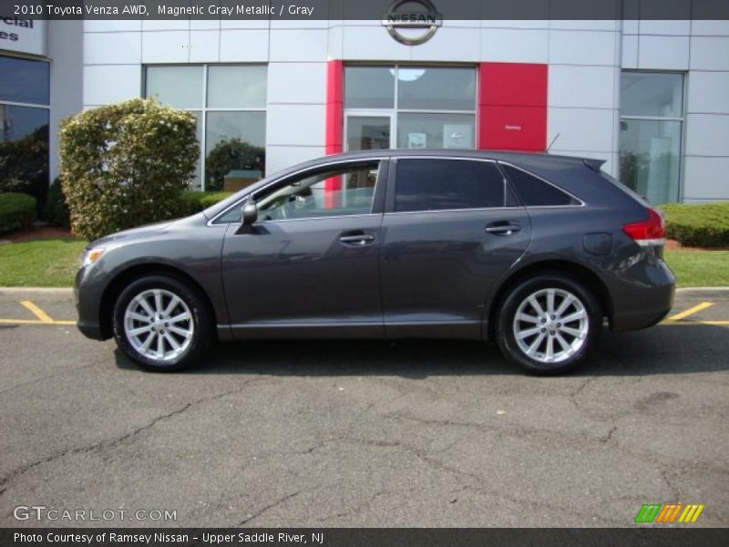 Magnetic Gray Metallic / Gray 2010 Toyota Venza AWD