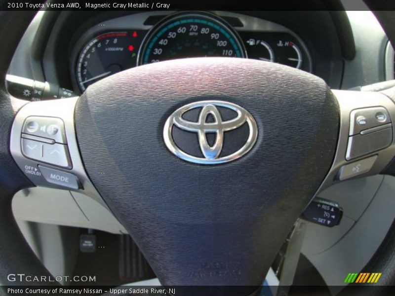 Magnetic Gray Metallic / Gray 2010 Toyota Venza AWD
