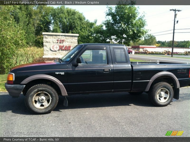 Black / Medium Graphite 1997 Ford Ranger XLT Extended Cab 4x4