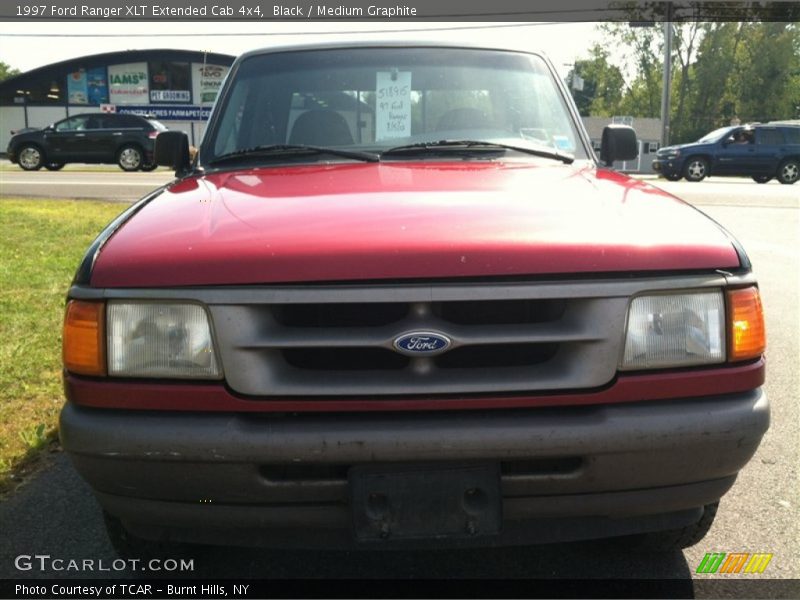 Black / Medium Graphite 1997 Ford Ranger XLT Extended Cab 4x4
