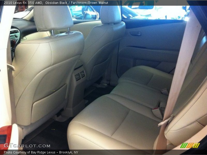 Obsidian Black / Parchment/Brown Walnut 2010 Lexus RX 350 AWD
