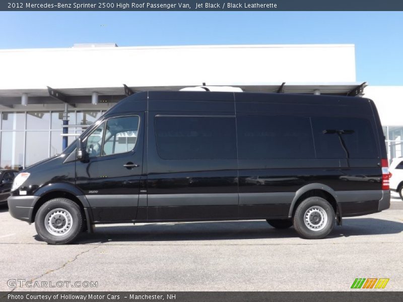 Jet Black / Black Leatherette 2012 Mercedes-Benz Sprinter 2500 High Roof Passenger Van