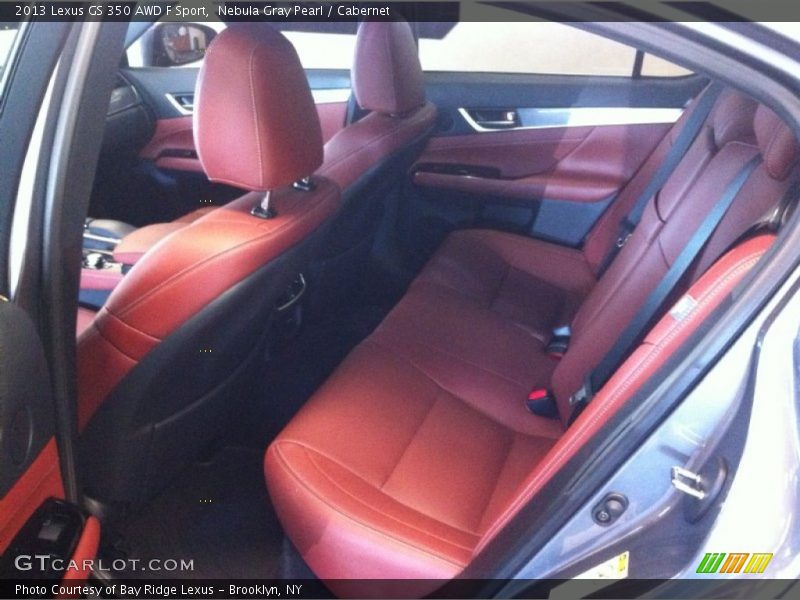 Nebula Gray Pearl / Cabernet 2013 Lexus GS 350 AWD F Sport