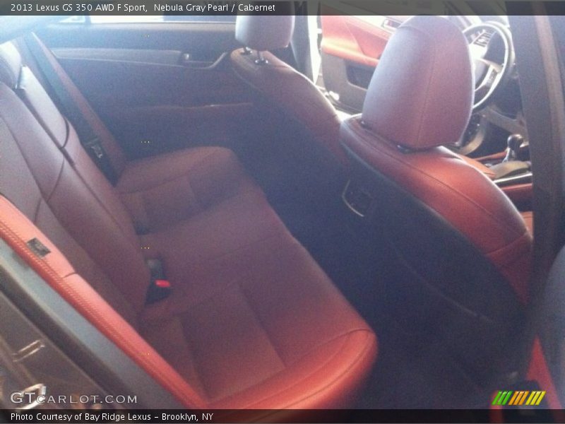 Nebula Gray Pearl / Cabernet 2013 Lexus GS 350 AWD F Sport
