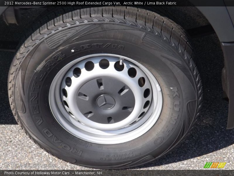 Arctic White / Lima Black Fabric 2012 Mercedes-Benz Sprinter 2500 High Roof Extended Cargo Van
