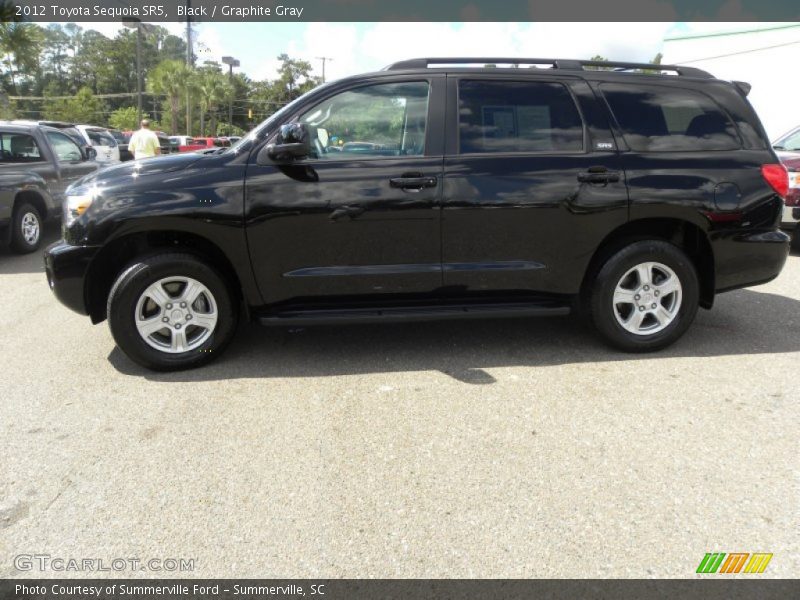 Black / Graphite Gray 2012 Toyota Sequoia SR5
