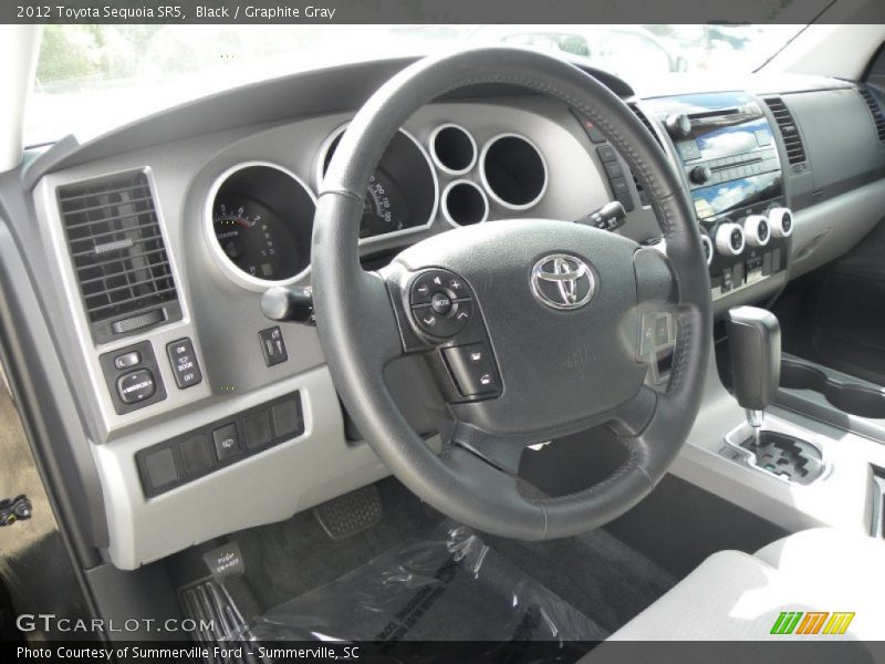 Black / Graphite Gray 2012 Toyota Sequoia SR5