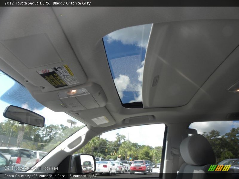 Black / Graphite Gray 2012 Toyota Sequoia SR5