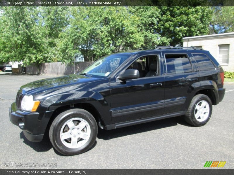 Black / Medium Slate Gray 2006 Jeep Grand Cherokee Laredo 4x4