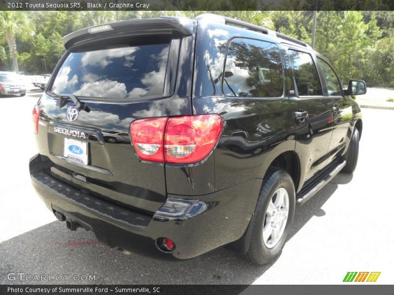 Black / Graphite Gray 2012 Toyota Sequoia SR5