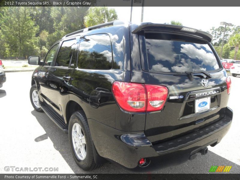 Black / Graphite Gray 2012 Toyota Sequoia SR5