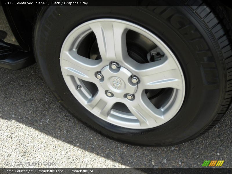 Black / Graphite Gray 2012 Toyota Sequoia SR5