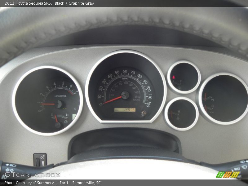 Black / Graphite Gray 2012 Toyota Sequoia SR5