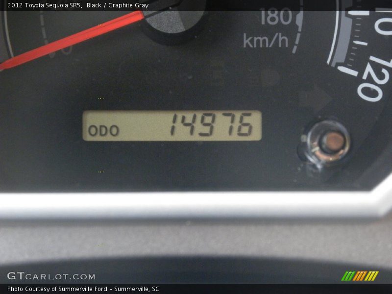Black / Graphite Gray 2012 Toyota Sequoia SR5